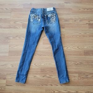 Miss Me Hailey Skinny Jeans Womens Blue Denim Size 25